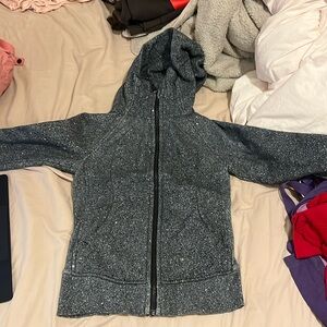 Lululemon Define Jacket Black and grey marble size 4